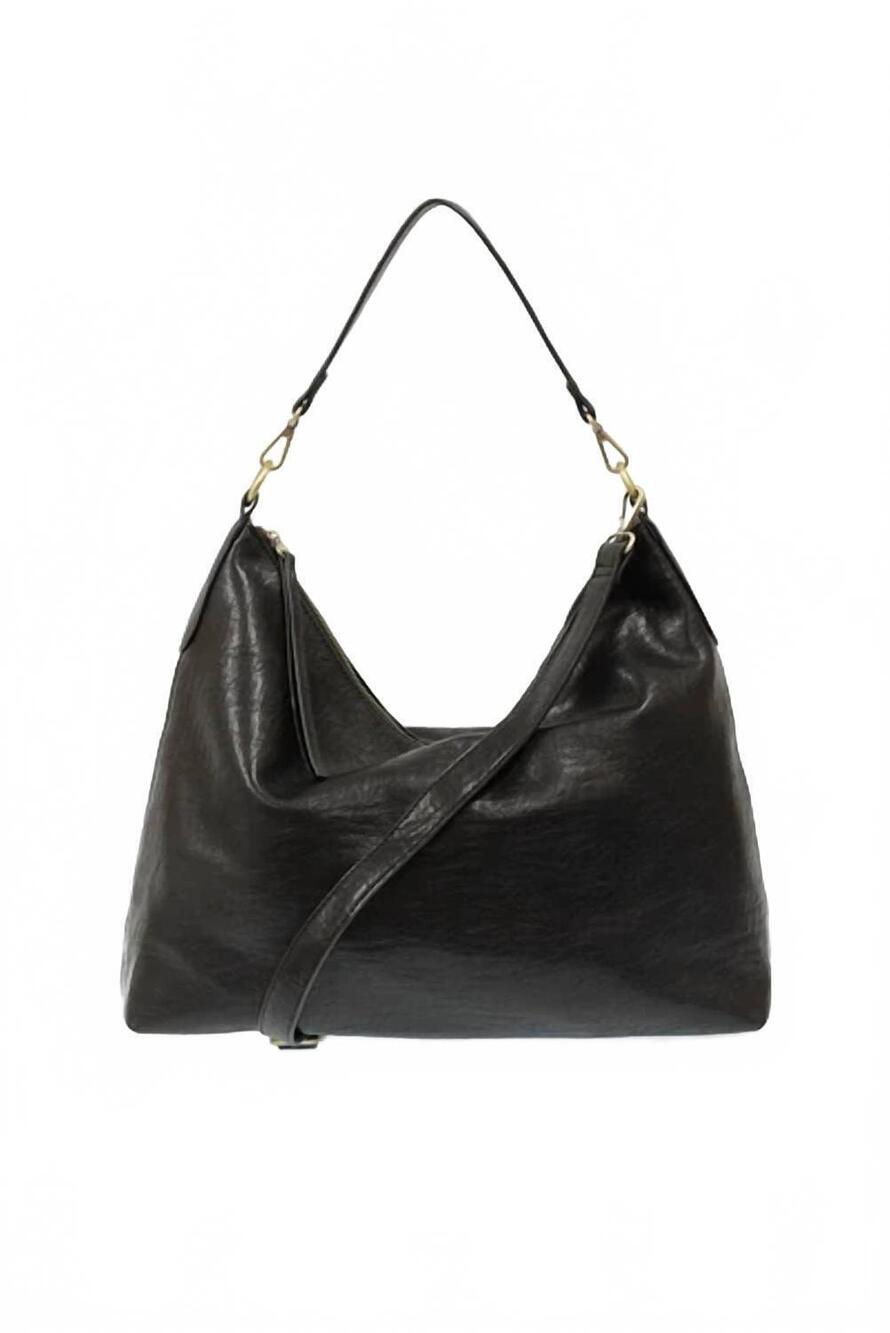 NEW JOY SUSAN women's sloane slouchy hobo bag in black